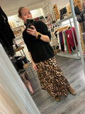 Leopard skirt