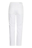 Ichi raven white cropped jean