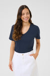 Cream Basic NAIA Tee Ink