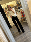 Black cord pocket Jean