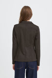 Kate Jacquard Blazer Brown herringbone