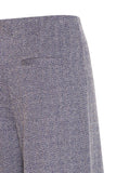 Blue herringbone Kate trouser