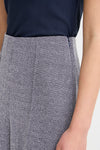 Blue herringbone Kate trouser