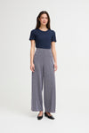 Blue herringbone Kate trouser