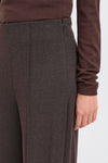 Brown herringbone Kate trouser