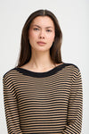 Stripe autumn knit