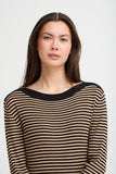 Stripe autumn knit