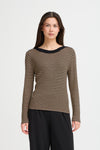 Stripe autumn knit