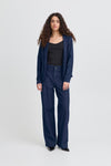 Kate denim widely in indigo