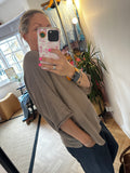 Throwover knit
