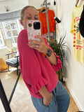 frill sleeve knit