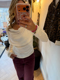 Cowl neck top