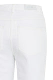Ichi raven white cropped jean