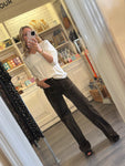 Brown cord pocket Jean