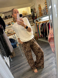Ichi Leopard trouser