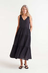 Tiered black Compania dress