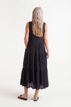 Tiered black Compania dress