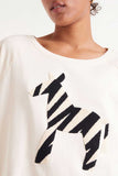 Zebra cream sweat
