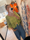 Button through daisy crochet top