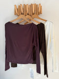 Cowl neck top