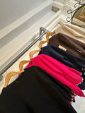 Fluted sleeve trim sweater