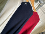 3/4 fluted sleeve batwing knit