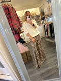 Autumn leopard palazzo