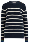 Sugarhillstripe cuff knit