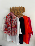 Throwover knit