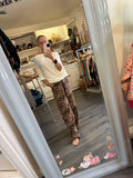 Ichi Leopard trouser