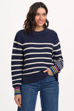 Sugarhillstripe cuff knit