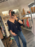 3 button layering cardigan