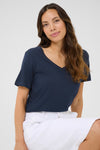 Cream Basic NAIA Tee Ink