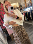 Autumn leopard palazzo