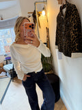 Cowl neck top