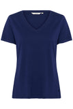 Naia basic tee v neck navy