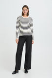Stripe autumn knit