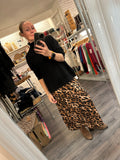 Leopard skirt