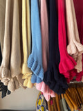 frill sleeve knit