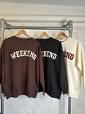 Weekend Sweatshirt in Black