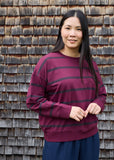 Stripe easy sweat