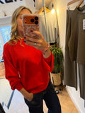 Red mopaz knit