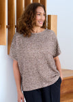 Short sleeve sequin tee