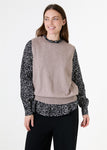 Lurex cashmere feel vest