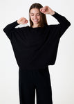 Cashmere feel lurex knit