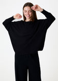 Cashmere feel lurex knit