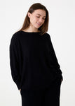 Cashmere feel lurex knit