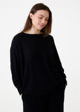 Cashmere feel lurex knit