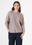 Cashmere feel lurex knit
