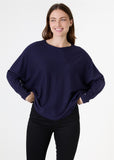 Cashmere feel lurex knit